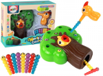 Magnetinis arkadinis žaidimas pagauk kirminą ir pamaitink pauk&scaron;tį Lean Toys, 10 d.