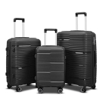 kelioninių lagaminų rinkinys , 3 vnt barut black