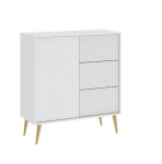 Komoda Intermeble Barcelona 1D3S, balta
