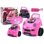 Mažojo mechaniko rinkinys Lean Toys, rožinis
