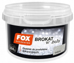 Geliniai dažai su blizgučiais Fox Dekorator, Silver, 200 g