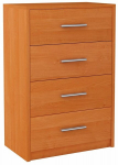 BODO 60 cm komoda OLCHA 4 stalčių knygų spinta