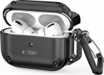 Tech-protect Rough Hook dėklas Apple Airpods Pro 1/2, juodas