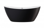 Vonia Besco Ayla Black&White Matt, 170 x 80 cm, su juodais dangteliais