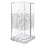 Du&scaron;o kabina su padėklu Kerra Pixel, 90x90 cm