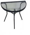 Lauko stalas Linosa, 41x71x64 cm, juodas