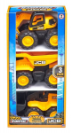Sunkvežimių rinkinys Teamsterz Jcb, 18 cm, 3 vnt.