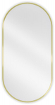 Vonios veidrodis Mexen Loft Oval, 100 x 50 cm, auksinis