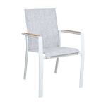 Lauko kėdė Home4You Savo, balta