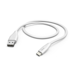 USB laidinys - HAMA - 00201596 - 1,5 m - USB 2.0 - USB A į USB C - Balta