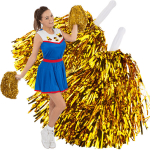 Blizgūs pomponai Cheerleading, 2 vnt.