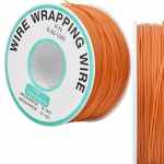 Laidas Kynar AWG 0.25mm &ndash; Lankstus, Izoliacija 0.6 mm, Ilgis 200 m, Oranžinė