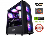 MDATA GAMING Ryzen 5 5600X 32GB 4TB SSD 1TB HDD RTX 4070 12 GB Windows 11 Pro