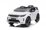 Vienvietis vaiki&scaron;kas elektromobilis Land Rover Discovery Sport, baltas