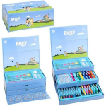 Spalvų pie&scaron;imo rinkinys - Bluey - 52 dalys - Akvareliniai pie&scaron;tukai - Pie&scaron;tukai - Pie&scaron;imo knygelės