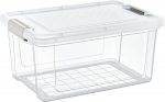 Daiktadėžė Easy, 41,3x29,2x20,2 cm, 16 l, skaidri