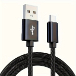 USB C greito įkrovimo laidas,  Juoda