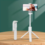 Asmenukių lazda ("Selfie sticks") Belaidis asmenukių laikiklis su trikoju, Baltas
