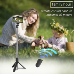 Asmenukių lazda ("Selfie sticks") Belaidis asmenukių laikiklis su trikoju