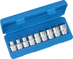 Komplekt Torx E10-e24, 1/2", 9 vnt.