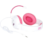 Laidinio žaidimų ausinės - KONIX - Hello Kitty - Mikrofonas - 1,5 m laidas - 3,5 mm jack