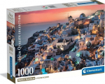 Dėlionė su miesto atvaizdu Clementoni Shades Of Santorini, 39933, 1000 d.