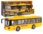 Interaktyvus, žaislinis autobusiukas su garso ir &scaron;viesos funkcijomis, geltonas, 27 cm