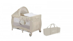 Maniežas-kelioninė lovytė Lionelo Sven Plus 2in1, Beige Latte