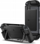 Kompiuterinis žaidimas &bdquo;Dėklas - Spigen - Dual Grip - Nintendo Switch 2 - Juodas - Patvari ir ergonomi&scaron;ka apsauga&ldquo;