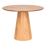 Apvalus stalas 80 cm Soleilo MDF ir medžio luk&scaron;tu