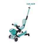 Triratis paspirtukas Globber Go Up Baby Learn 360 3in1 844-206, žalias