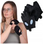 Dviratininkų pir&scaron;tinės, fit4med, sportinės, be pir&scaron;tų, odinės