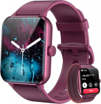 I&scaron;manusis laikrodis BLACKVIEW R50 SmartWatch Bluetooth skambinimas 1.85" 350mAh Vyno Raudona