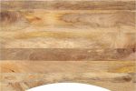 Stalvir&scaron;is su i&scaron;lenkta 80x50x2,5 cm medžio masyvo grubus mango