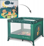Maniežas Lorelli Play and Relax, Green Night, 100x100x75 cm