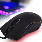 Verk Group Dk1 Optinė Laidinė Žaidimų Pelė Su Rgb Ap&scaron;vietimu