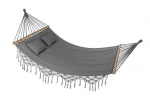 Dvivietis hamakas Outtec Boho, 200&times;150 cm, pilkas