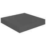 Pakabinama sieninė lentyna，sieninis stovas, pilka, 23x23,5x3,8cm, MDF, blizgi CFE265528