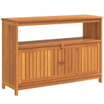 Konsolinis sodo staliukas，konsolinis stalas, 110x35x75cm, akacijos masyvas CFE86697