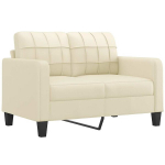 Dvivietė sofa，Poilsio sofa, kreminės spalvos, 120cm, dirbtinė oda CFE81875