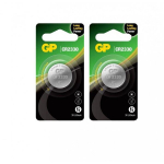 GP elementai CR2330, LITHIUM 3V, 2 vnt