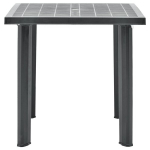 Sodo stalas，Lauko stalas, antracito spalvos, 80x75x72cm, plastikas CFE772028