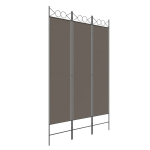 Kambario Pertvara，kambario daliklis, 3 dalių, antracito, 120x200cm, audinys CFE124003
