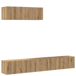 3 dalių sieninis Televizoriaus spintelė，TV spintelė，TV staliukass komplektas Artisan Oak CFE590267
