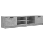 Televizoriaus spintelė，TV spintelė，TV staliukass, 2vnt., pilkos, 80x35x36,5cm, mediena CFE225112