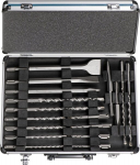 Makita kaltų ir grąžtų komplektas D-42444 SDS-plus, 17 vnt.