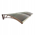 Stogelis vir&scaron; durų Metal-gum, 200x100 cm, rudas