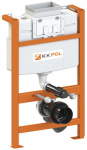 KK-POL PROFESSIONAL paslėptas tualeto stovas, 835&ndash;1005 mm / 51 cm, žemas montavimas