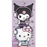 Hello Kitty vonios ir paplūdimio rank&scaron;luostis 70&times;140 cm (greitai džiūstantis)