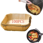 Kepimo popieriaus formelės kar&scaron;to oro gruzdintuvei (100 vnt., 23 cm)